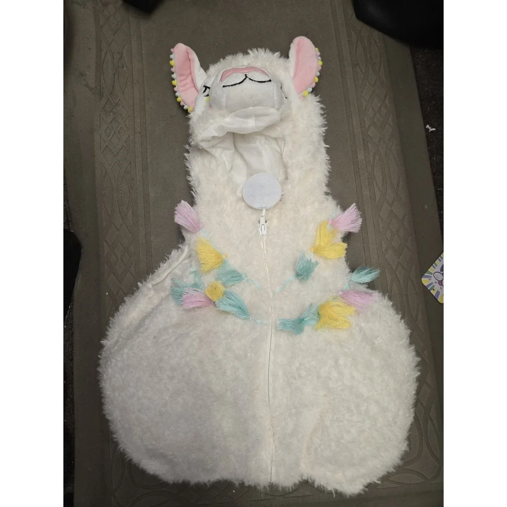 Going Wild Baby Infant Llama Costume Outfit Hood Easter Halloween 12 months